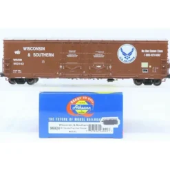 Athearn 96924 HO Scale Wisconsin & Southern 50' Double-Plug Door Boxcar #503143 - Model Train Junction: Quality Parts and Art Supplies