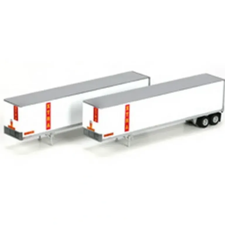 Athearn 73382 HO Scale XTRA 45' Fruehauf Z-Van Trailers #2 (Pack of 2) - Model Train Junction: Quality Parts and Art Supplies