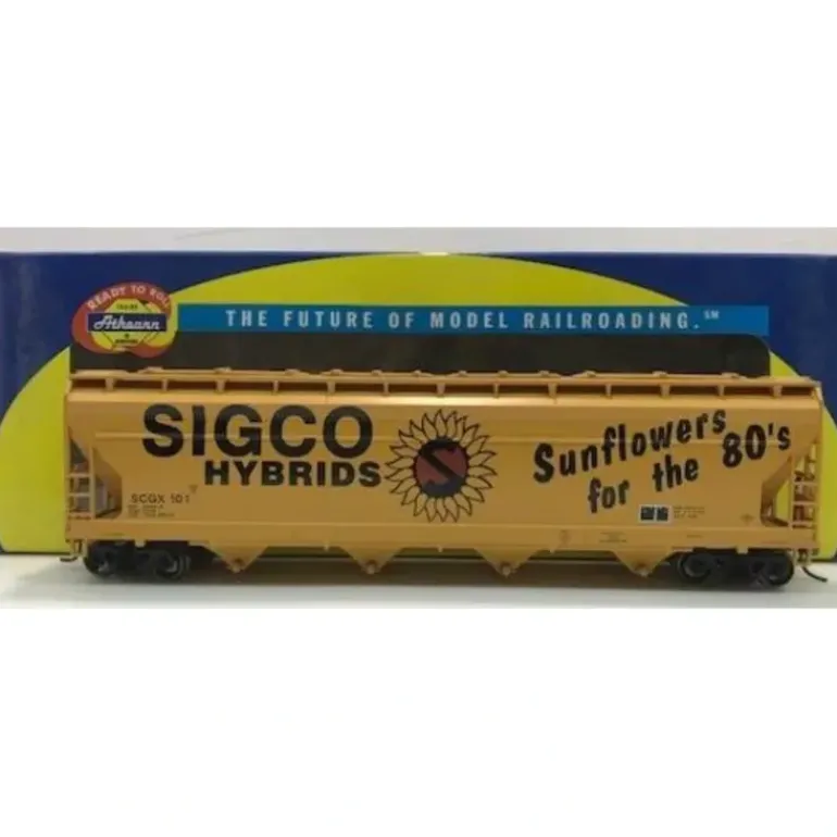 Athearn 72308 HO Sigco Hybrids ACF Centerflow Hopper #101 - Model Train Junction: Quality Parts and Art Supplies