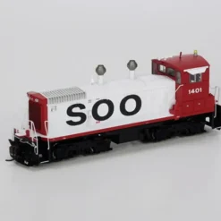Athearn 96680 HO Soo Line Ready to Run SW1500 Diesel Locomotive #1401 - Model Train Junction: Quality Parts and Art Supplies