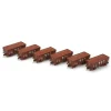 Athearn 94987 HO Southern Pacific 26' Hi-Sided Ore Cars (Set of 6) - Model Train Junction: Quality Parts and Art Supplies