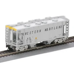 Athearn 94397 HO Western Maryland PS2 2003 2-Bay Covered Hopper #5745 - Model Train Junction: Quality Parts and Art Supplies