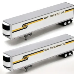 Athearn 28465 May Trucking 53' Reefer Trailers #1 (2) - Model Train Junction: Quality Parts and Art Supplies