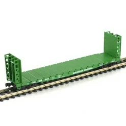 Athearn 10872 N Burlington Northern 53' Bulkhead Flatcar #616049 - Model Train Junction: Quality Parts and Art Supplies