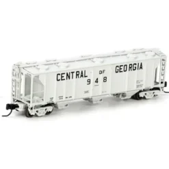 Athearn 23805 N Central of Georgia PS-2 2893 Covered Hopper #948 - Model Train Junction: Quality Parts and Art Supplies