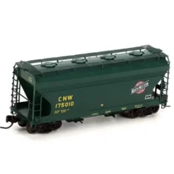 Athearn 23340 N Chicago and North Western ACF 2970 Covered Hopper Green #175010 - Model Train Junction: Quality Parts and Art Supplies