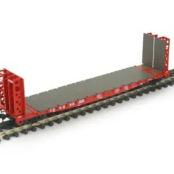Athearn 10874 N Chicago, Burlington and Quincy 53' Bulkhead Flatcar #95205 - Model Train Junction: Quality Parts and Art Supplies