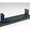 Athearn 10876 N Great Northern 53' Bulkhead Flat Sky Blue #160049 - Model Train Junction: Quality Parts and Art Supplies