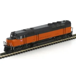 Athearn 16879 N Milwaukee Road FP45 with DCC & Sound Orange #3 - Model Train Junction: Quality Parts and Art Supplies