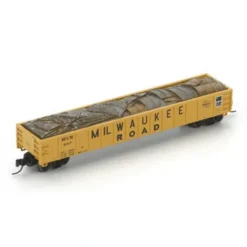 Athearn 23631 N Milwaukee Road 52' Gondola with Scrap Load #81117 - Model Train Junction: Quality Parts and Art Supplies