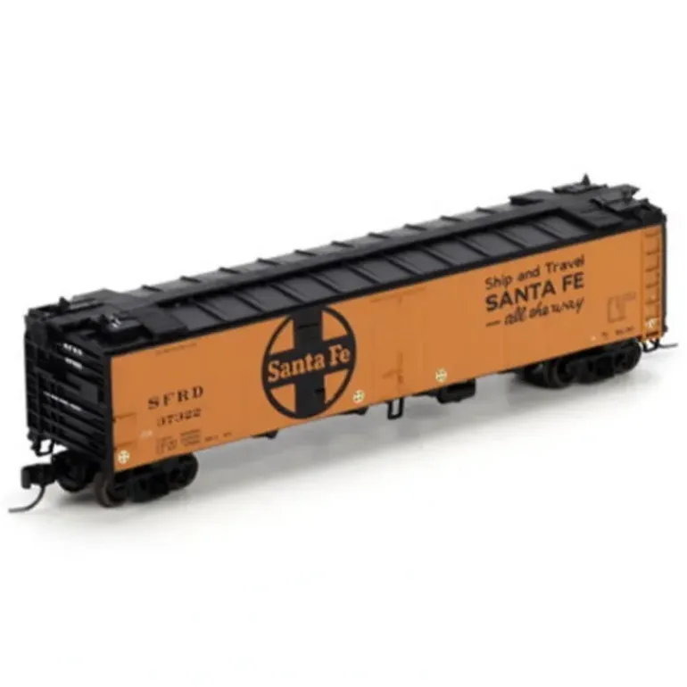 Athearn 23960 N Santa Fe 50' Ice Reefer S&T/S&T/Large Logo #37322 - Model Train Junction: Quality Parts and Art Supplies
