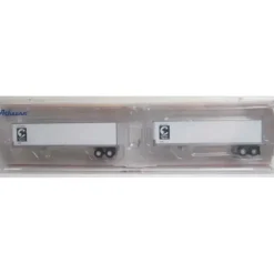 Athearn 14203 N Scale Chessie 40' Fruehauf Smooth Trailers #1 (Set of 2) - Model Train Junction: Quality Parts and Art Supplies