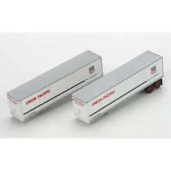 Athearn 14212 N Union Pacific 40' Fruehauf Smooth Trailers #2 (Set of 2) - Model Train Junction: Quality Parts and Art Supplies
