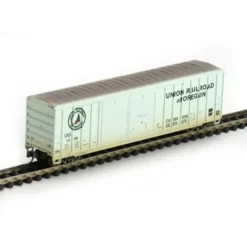 Athearn 17193 N Union Railroad of Oregon 50' FMC Double Door Box/Weathered #1 - Model Train Junction: Quality Parts and Art Supplies