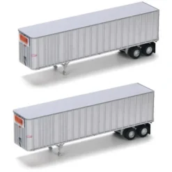 Athearn 17125 N Yellow 40' Exterior Post Trailers #1 (2) - Model Train Junction: Quality Parts and Art Supplies