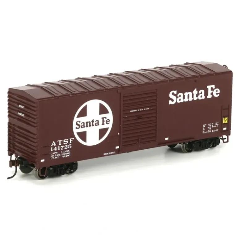 Athearn 73424 Santa Fe 40' Modernized Boxcar #141725 - Model Train Junction: Quality Parts and Art Supplies