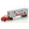 Athearn 70989 Santa Fe HO RTR Mack B Tractor w 40'' Exterior Post Trailer - Model Train Junction: Quality Parts and Art Supplies