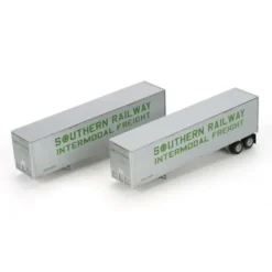 Athearn 73272 Southern 40' Fruehauf Z-Van Trailers #2 (Set of 2) - Model Train Junction: Quality Parts and Art Supplies