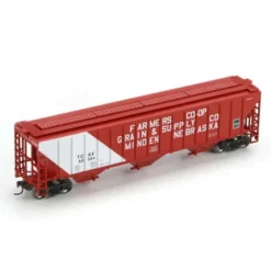 Athearn 72364 TCAX/Farmer's Coop54' PS Covered Hopper #2 - Model Train Junction: Quality Parts and Art Supplies