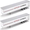 Athearn 28423 Victory Exp 53'''' Wabash Duraplate Trailers #1(2) - Model Train Junction: Quality Parts and Art Supplies