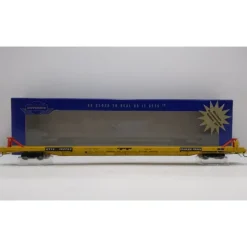 Athearn G29515 HO 89' F89-F Flat, KTTX/Yellow #152732 - Model Train Junction: Quality Parts and Art Supplies