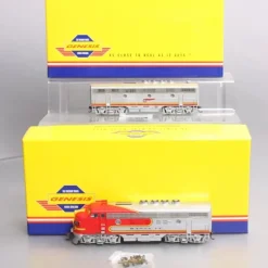 Athearn G2607 HO Santa Fe F-3 AB Diesel Set EX/Box - Model Train Junction: Quality Parts and Art Supplies
