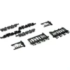 Athearn G63860 HO S/F/ HTCR I Assy SD70/75 Side Frame (Set of 4) - Model Train Junction: Quality Parts and Art Supplies
