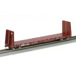 Athearn 88104HO Scale BNSF 60' Bulkhead Flatcar #545647 - Model Train Junction: Quality Parts and Art Supplies