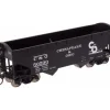 Atlas 18892 C&O 2-Bay Offset Hopper #50590 - Model Train Junction: Quality Parts and Art Supplies