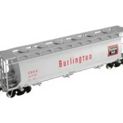 Atlas 19326 CB&Q 3-Bay Cylindrical Hopper No. 85403 - Model Train Junction: Quality Parts and Art Supplies