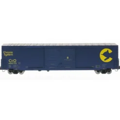 Atlas 20000673 Chessie 60' Double Door Auto Boxcar #488711 - Model Train Junction: Quality Parts and Art Supplies