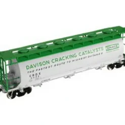 Atlas 19861 Davison 3-Bay Cylindrical Hopper #4504 - Model Train Junction: Quality Parts and Art Supplies