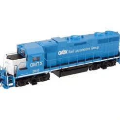 Atlas 9756 GMTX (GATX ) GP38 Low Nose Diesel Locomotive #2616 w DCC - Model Train Junction: Quality Parts and Art Supplies