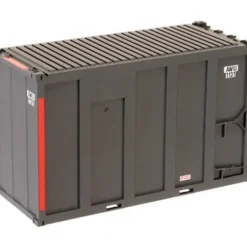 Atlas 20001193 HO 20' Hi-Cube MSW Trash Container, AWIU Set #3 (Pack of 4) - Model Train Junction: Quality Parts and Art Supplies