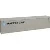 Atlas 20000956 HO 40' Standard Container, Maersk Line II #2 (3) - Model Train Junction: Quality Parts and Art Supplies