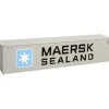 Atlas 20000958 HO 40' Standard Container, Maersk Sealand #2 (3) - Model Train Junction: Quality Parts and Art Supplies