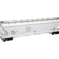 Atlas 20001057 HO ACFX ACF 4-Bay Centerflow Pressureaide Covered Hopper #51558 - Model Train Junction: Quality Parts and Art Supplies