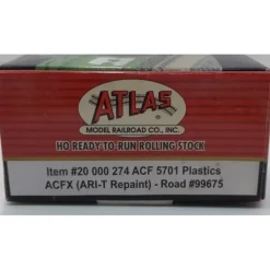 Atlas 20000274 HO ACFX ACF Plastic Hopper #99675 - Model Train Junction: Quality Parts and Art Supplies