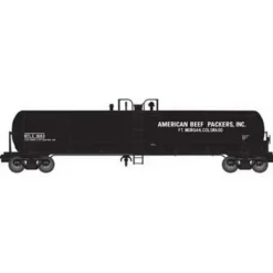 Atlas 20000604 HO American Beef GATX 20,700 Gallon Non-Insulated Tank Car # 1603 - Model Train Junction: Quality Parts and Art Supplies