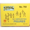 Atlas 0793 HO Assorted Unpainted Figures (Set of 24) - Model Train Junction: Quality Parts and Art Supplies