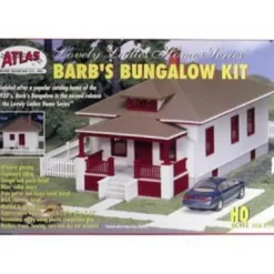 Atlas 0712 HO Barb's Bungalow Kit - Model Train Junction: Quality Parts and Art Supplies