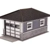 Atlas 730 HO Barb's Bungalow Wooden Garage Kit (2) - Model Train Junction: Quality Parts and Art Supplies