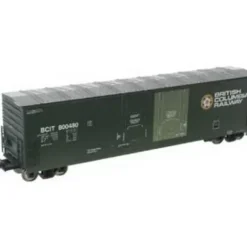 Atlas 20000104 HO BC Rail 53' DPD Boxcar #800502 - Model Train Junction: Quality Parts and Art Supplies