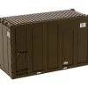 Atlas 20000378 HO Brown MSW 20' Containers (Pack of 4) - Model Train Junction: Quality Parts and Art Supplies