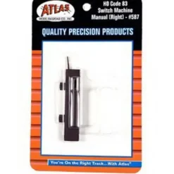 Atlas 0587 HO Code 83 Right Hand Manual Switch Machine - Model Train Junction: Quality Parts and Art Supplies