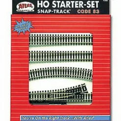 Atlas 588 HO Code 83 Snap Track Starter Set - Model Train Junction: Quality Parts and Art Supplies