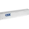Atlas 20000186 HO CSX 53' Jindo Containers (Pack of 3) - Model Train Junction: Quality Parts and Art Supplies