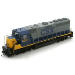 Atlas 10000405 HO CSX GP40-2 Phase I Diesel Locomotive w/DCC & Sound #6351 - Model Train Junction: Quality Parts and Art Supplies
