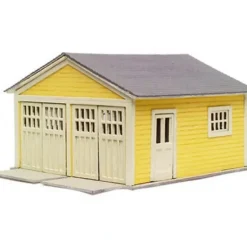 Atlas 0740 HO Kate's Colonial Garage Wooden Kit (Pack of 2) - Model Train Junction: Quality Parts and Art Supplies