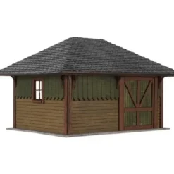 Atlas 4001009 HO Laser Cut Section House Kit - Model Train Junction: Quality Parts and Art Supplies